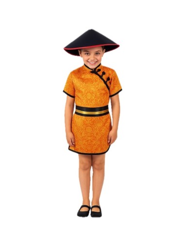 Fantasia de China - de alta qualidade, ideal para o carnaval, festas temáticas e eventos especiais.
